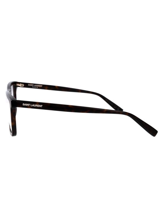 26SS 생로랑 안경 SL 906 002 HAVANA HAVANA TRANSPARENT - SAINT LAURENT