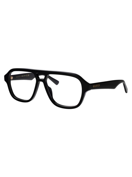 26SS 구찌 안경 GG2183O 001 BLACK BLACK TRANSPARENT - GUCCI
