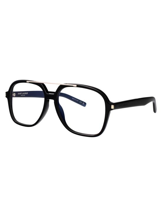 26SS 생로랑 안경 SL 545 OPT 001 BLACK BLACK TRANSPARENT - SAINT LAURENT