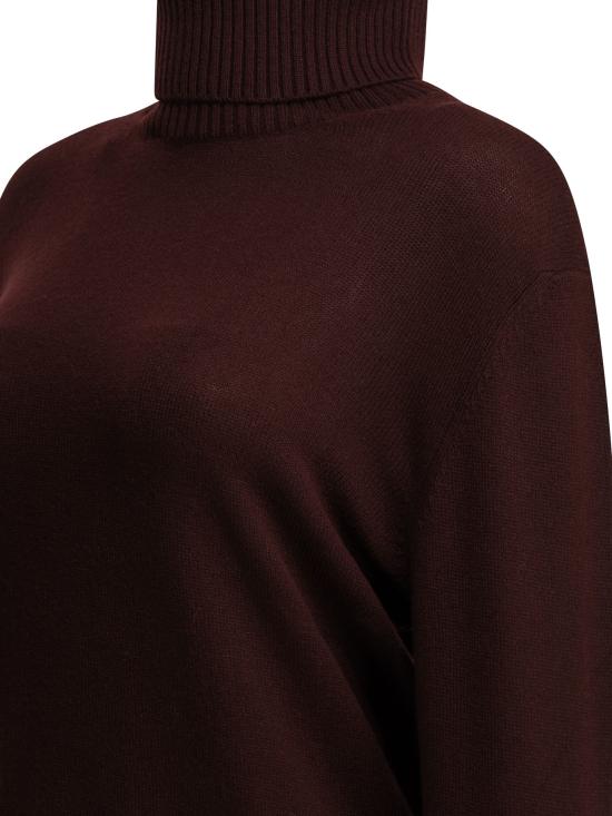 26FW 셈퍼 터틀넥 WMNROLLCASHMERLOT BORDEAUX - SEMPER