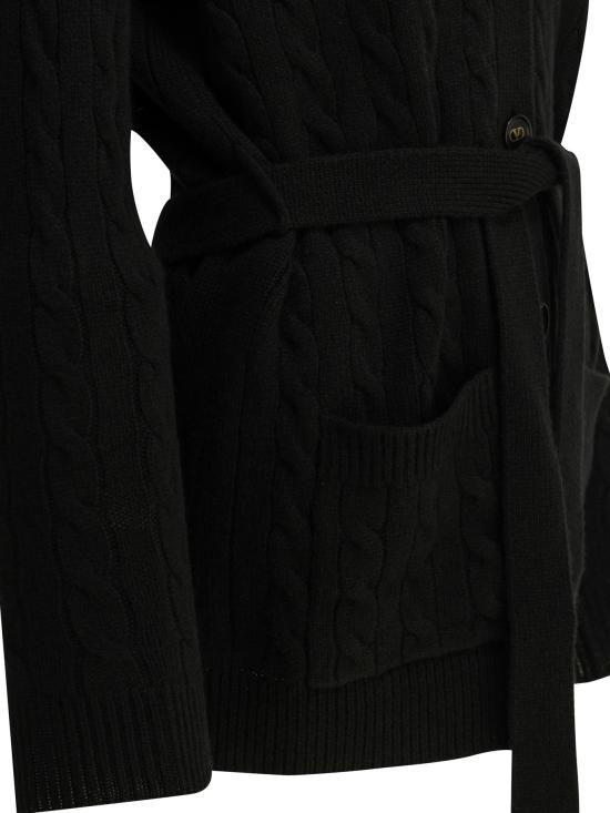 26FW 발렌티노 가라바니 가디건 9B3KA16DAB90NO BLACK - VALENTINO GARAVANI