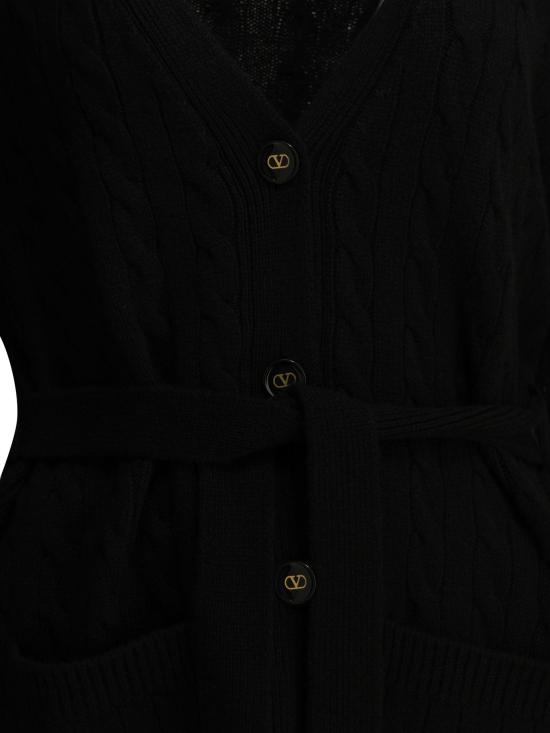 26FW 발렌티노 가라바니 가디건 9B3KA16DAB90NO BLACK - VALENTINO GARAVANI