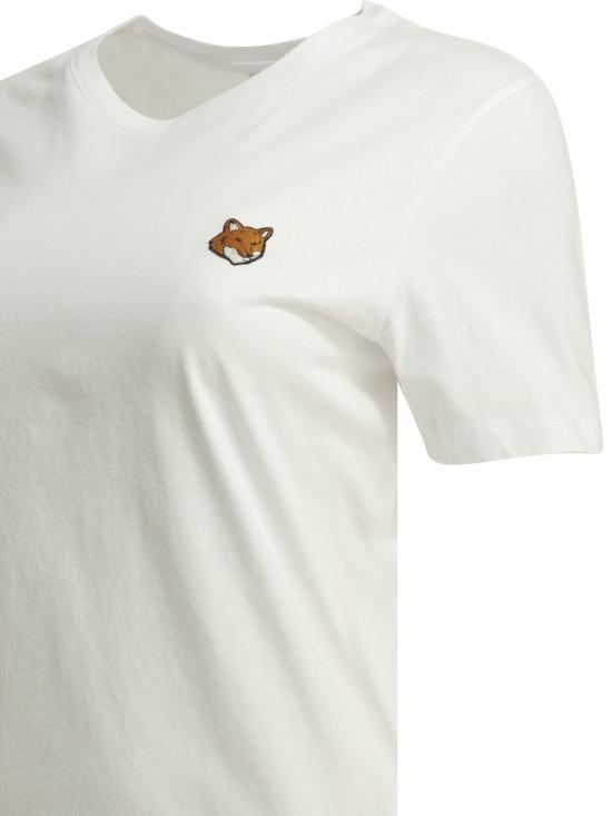 26FW 메종키츠네 폭스 헤드 레귤러 폴로 티셔츠 PW00113KJ7026P100 WHITE - MAISON KITSUNE