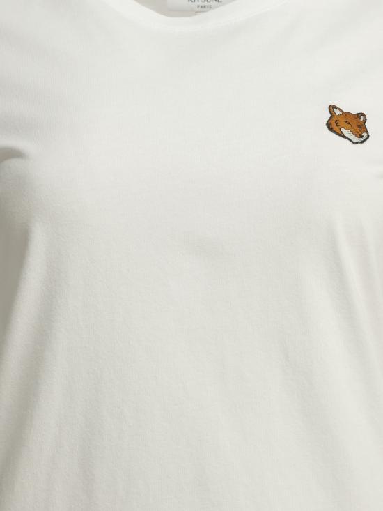 26FW 메종키츠네 폭스 헤드 레귤러 폴로 티셔츠 PW00113KJ7026P100 WHITE - MAISON KITSUNE