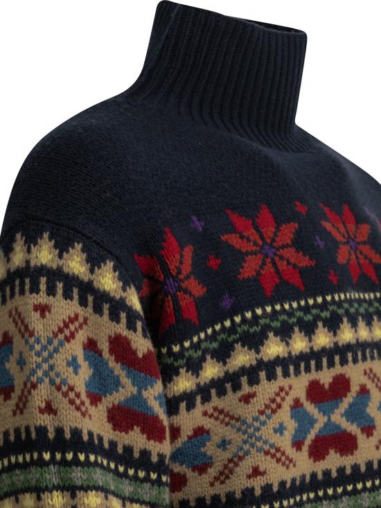 26FW 폴로 랄프로렌 터틀넥 211B17773001NAVYMULTI BLUE - POLO RALPH LAUREN