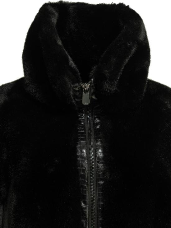 26FW 핑코 무스탕 107040A3E7Z99 BLACK - PINKO