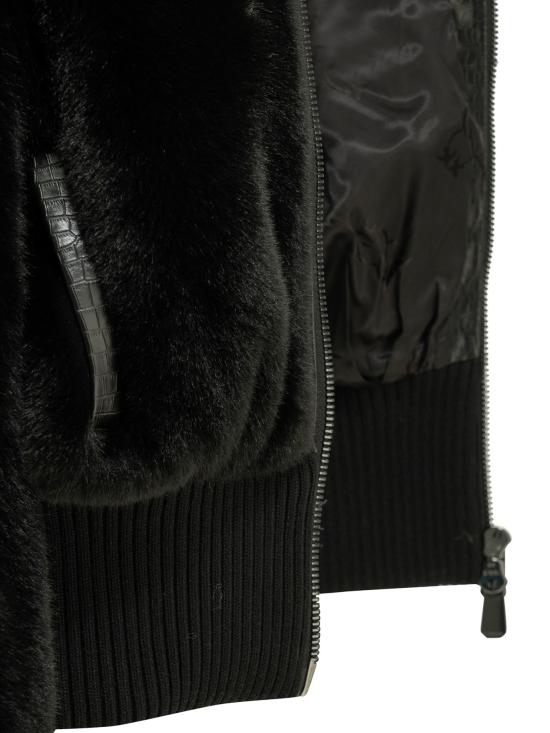 26FW 핑코 무스탕 107040A3E7Z99 BLACK - PINKO