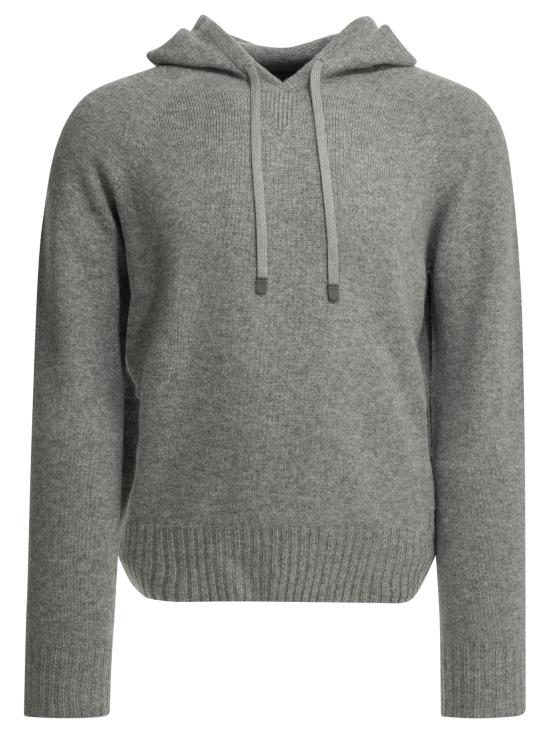 26FW 톰포드 후드 티셔츠 KOL003YMK069TAL GREY