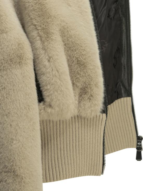 26FW 핑코 무스탕 107040A3E7C32 BEIGE - PINKO