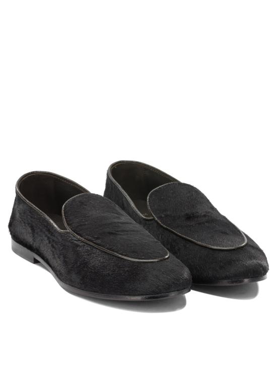 26FW 헨더슨 로퍼 BESSP051DPONYTMORO BLACK - HENDERSON