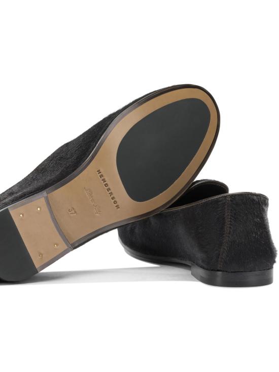 26FW 헨더슨 로퍼 BESSP051DPONYTMORO BLACK - HENDERSON