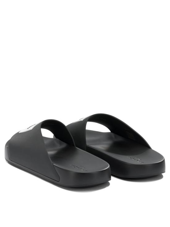 26FW 지방시 러버 라벨 슬라이드 뮬 BH302MH1XL001 BLACK - GIVENCHY