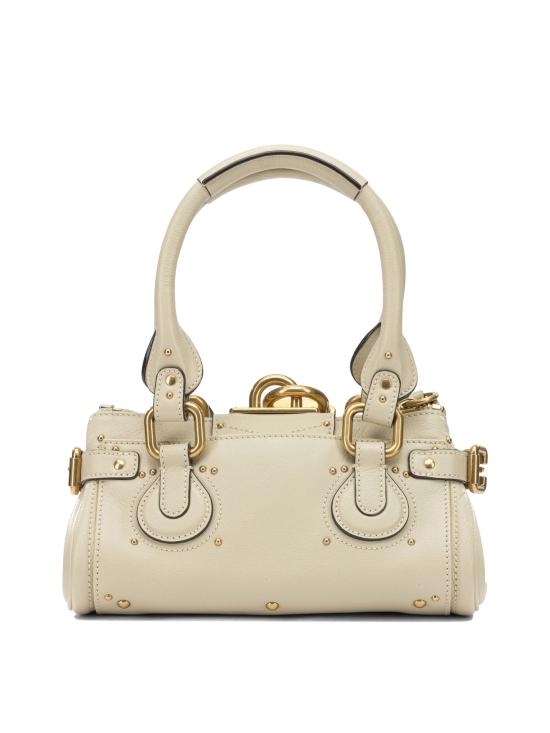 26FW 끌로에 스몰 그레인드 레더 패딩턴 백 CH26SS805P7520S WHITE - CHLOE