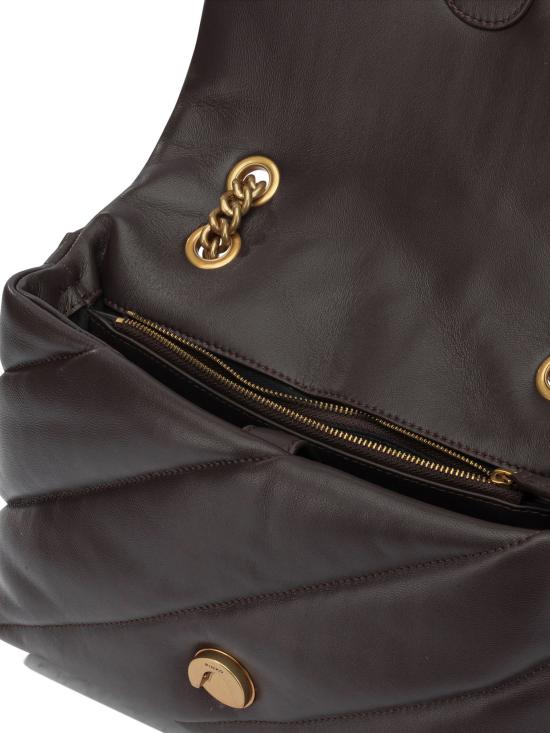 26FW 핑코 토트백 100038A0F2M12Q BROWN - PINKO
