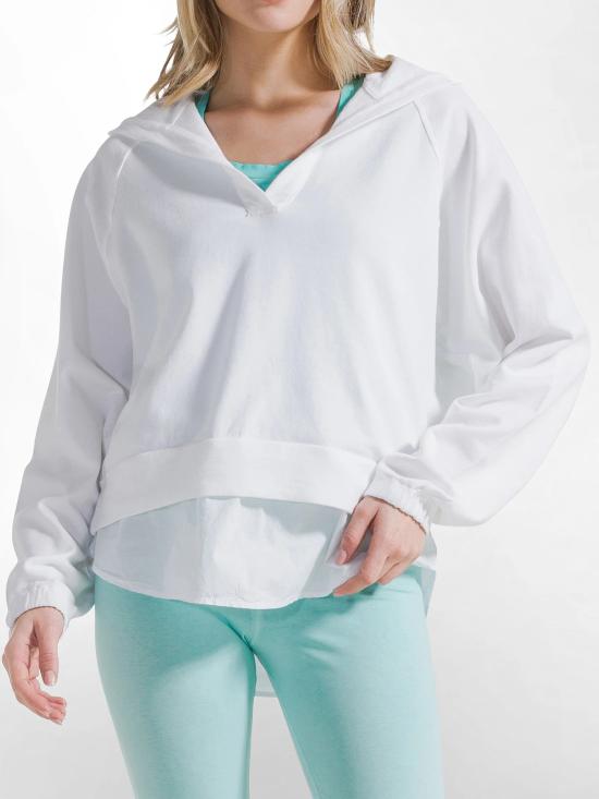 26SS 데하 후드 티셔츠 D42714 10001 White - DEHA