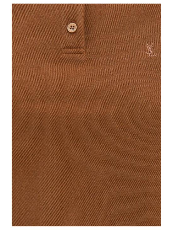 26FW 생로랑 반팔 티셔츠 A003I4Y38EK 2298 BROWN - SAINT LAURENT
