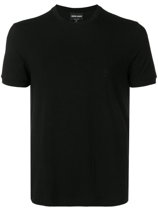 26FW 조르지오 아르마니 반팔 티셔츠 3GST52SJP4Z UC99 BLACK