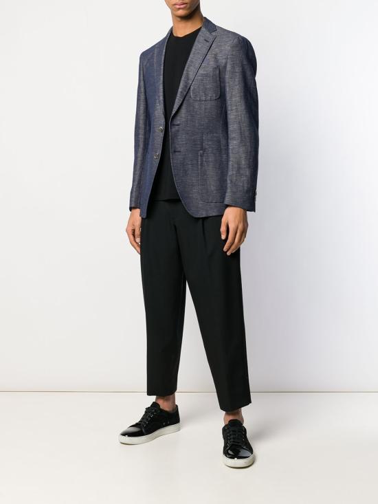 26FW 조르지오 아르마니 반팔 티셔츠 3GST52SJP4Z UC99 BLACK - GIORGIO ARMANI