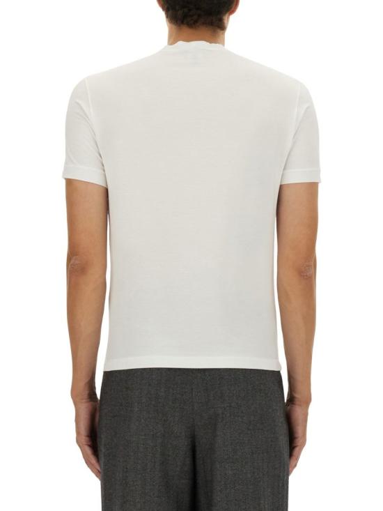26FW 조르지오 아르마니 반팔 티셔츠 3GST52SJP4Z U090 WHITE - GIORGIO ARMANI