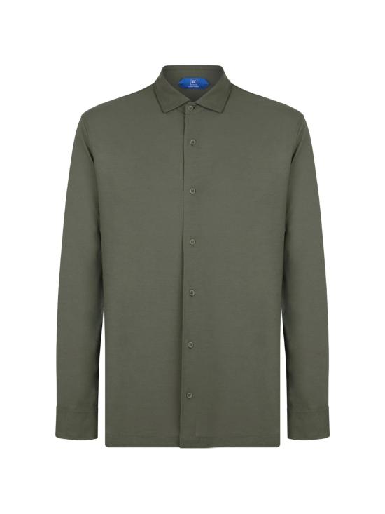 26SS 키레드 긴팔 셔츠 WCAPRILW83210 050 GREEN