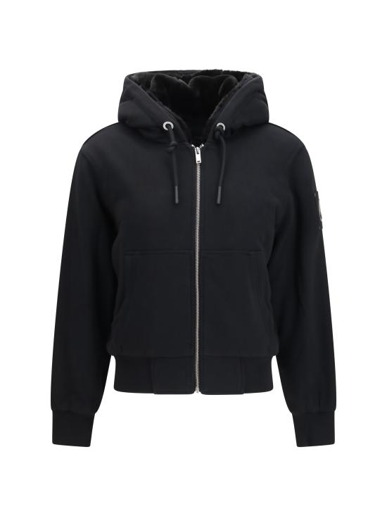 26FW 무스너클 후드 티셔츠 M36LS636 313 BLACK