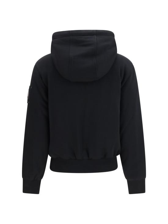 26FW 무스너클 후드 티셔츠 M36LS636 313 BLACK - MOOSE KNUCKLES