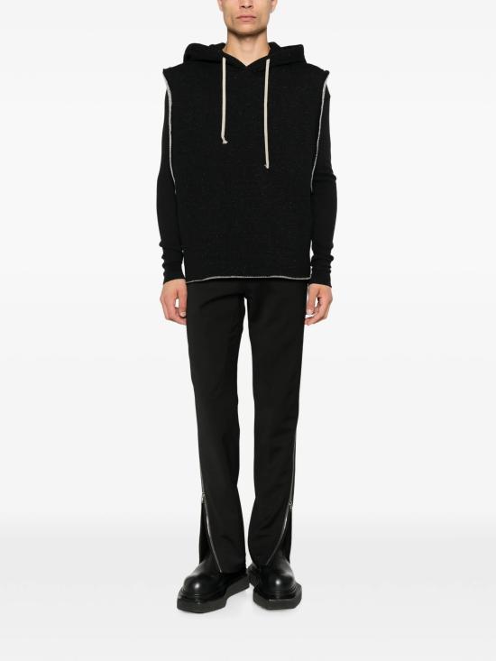 26FW 릭 오웬스 후드 티셔츠 RU02F4153WFE09 NERO - RICK OWENS