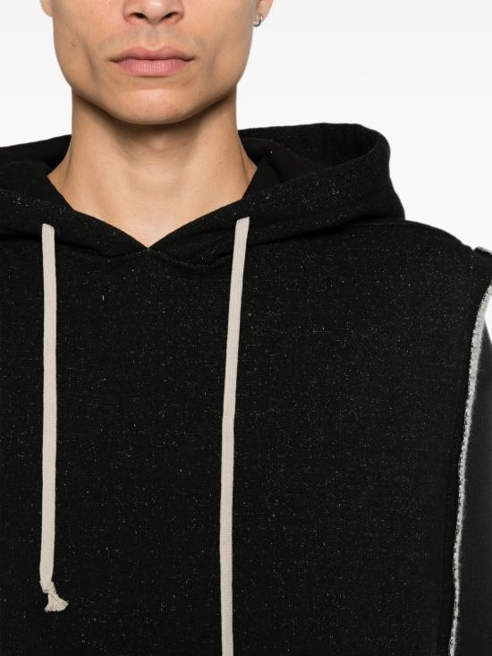 26FW 릭 오웬스 후드 티셔츠 RU02F4153WFE09 NERO - RICK OWENS