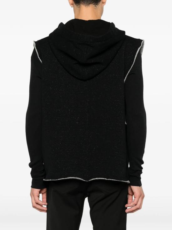 26FW 릭 오웬스 후드 티셔츠 RU02F4153WFE09 NERO - RICK OWENS