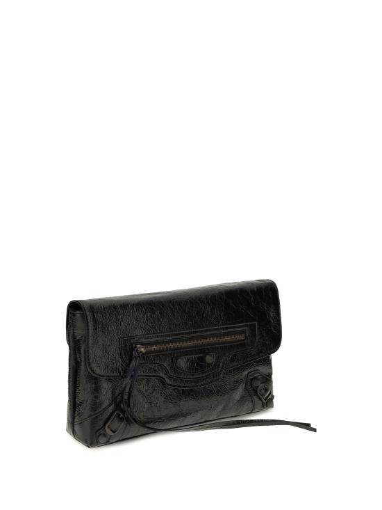 26FW 발렌시아가 르 시티 클러치 8733862ABEK 1000 BLACK - BALENCIAGA
