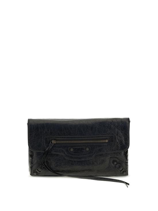 26FW 발렌시아가 르 시티 클러치 8733862ABEK 1000 BLACK