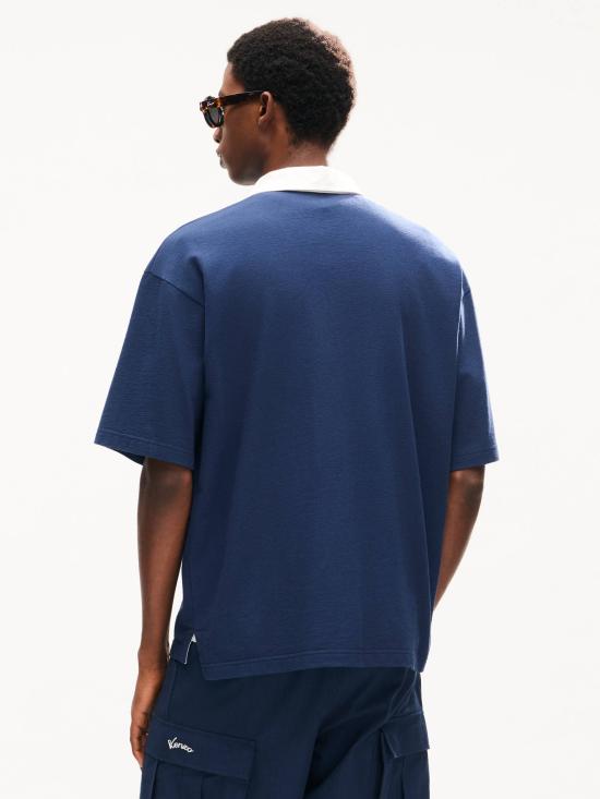 26FW 겐조 폴로 티셔츠 FG65PO3534SU79 BLU - KENZO