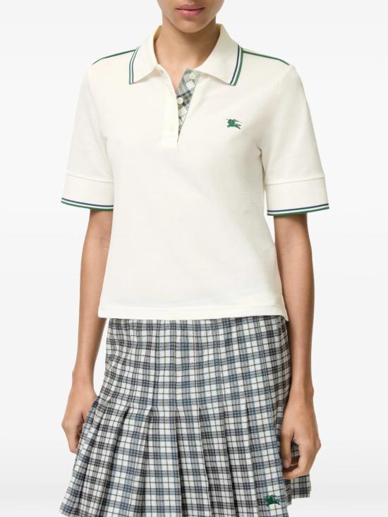 26FW 버버리 폴로 티셔츠 8127267B7078 BIANCO - BURBERRY