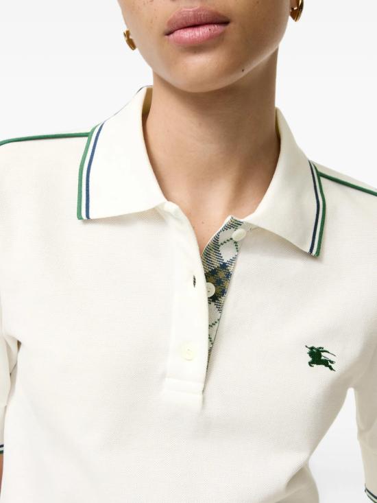 26FW 버버리 폴로 티셔츠 8127267B7078 BIANCO - BURBERRY