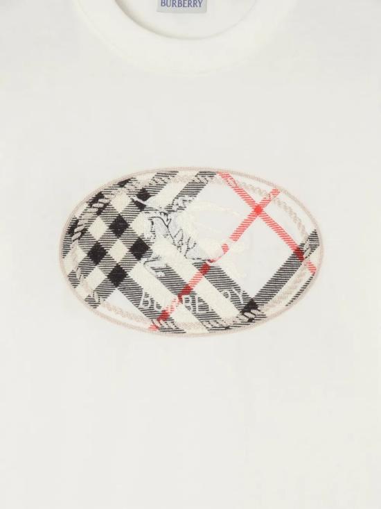 26FW 버버리 반팔 티셔츠 8128058B7078 BIANCO - BURBERRY