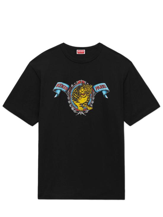26FW 겐조 반팔 티셔츠 FG65TS2984SG99J NERO