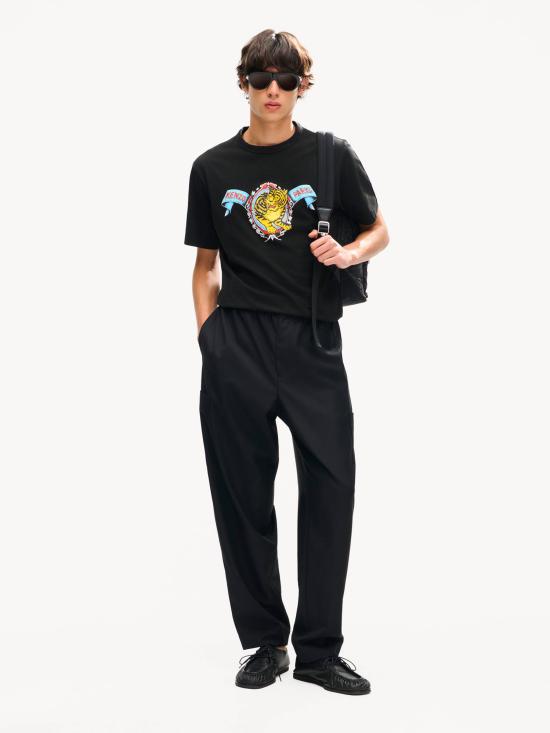 26FW 겐조 반팔 티셔츠 FG65TS2984SG99J NERO - KENZO