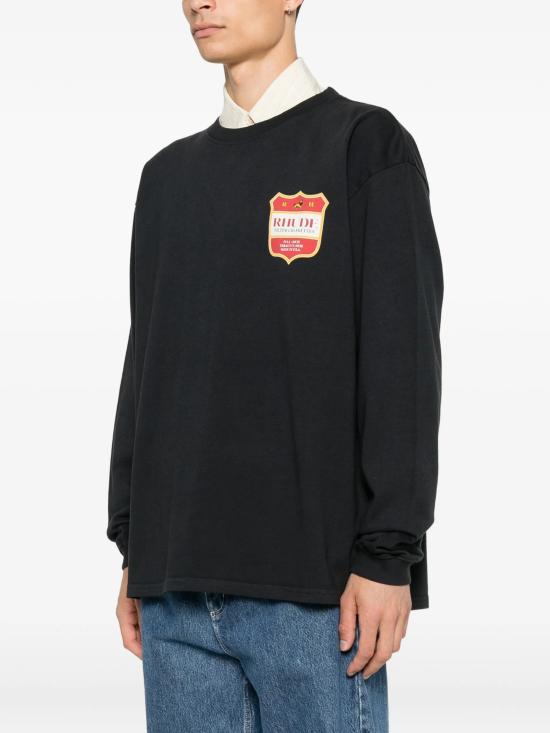26FW 루드 긴팔 티셔츠 RHPF26TT150126499 NERO - RHUDE