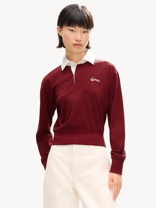 26FW 겐조 폴로 티셔츠 FG62PO5504SU23 ROSSO - KENZO