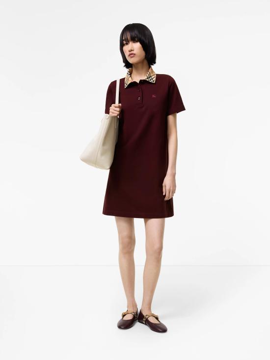 26FW 버버리 폴로 티셔츠 8128027C5335 ROSSO - BURBERRY