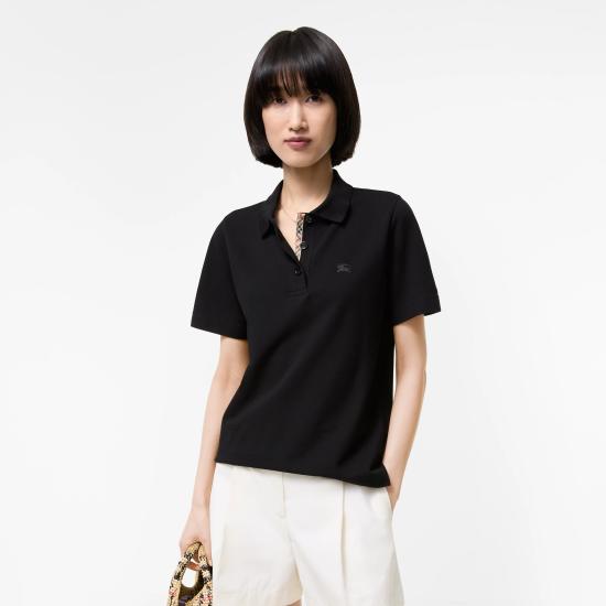 26FW 버버리 폴로 티셔츠 8127257A1189 NERO - BURBERRY