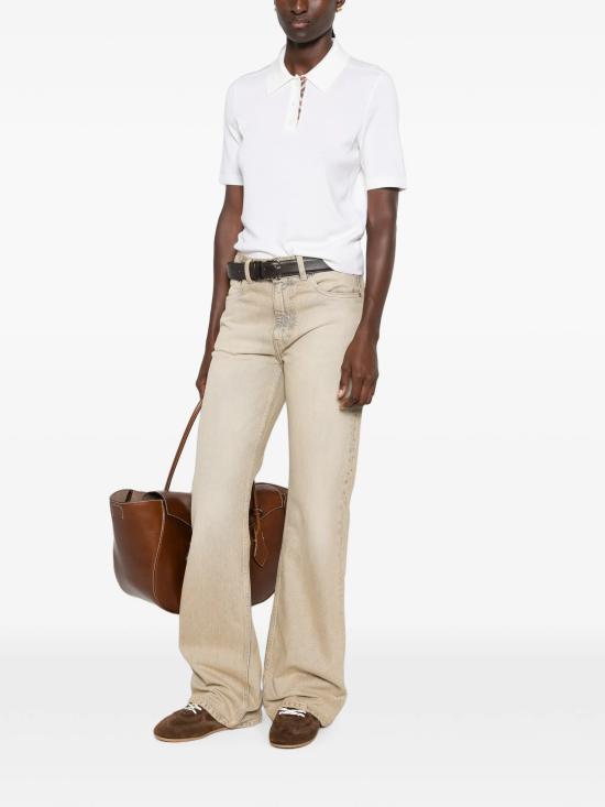 26FW 버버리 폴로 티셔츠 8130314A3282 BIANCO - BURBERRY