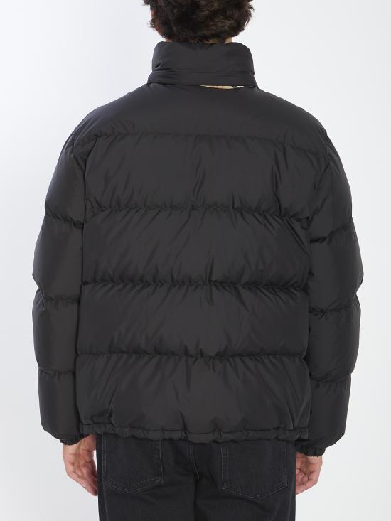 26FW 버버리 체크 테이프 스노우든 푸퍼 자켓 8110196A1189 NERO - BURBERRY