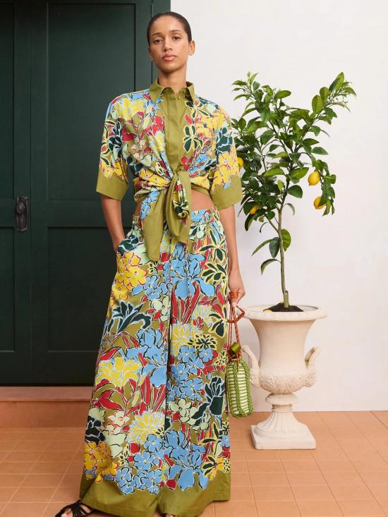 26FW 알레메 팔라초 팬츠 7227PMULTI MULTICOLOR - ALEMAIS