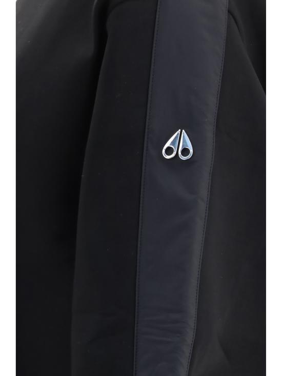 26FW 무스너클 긴팔 티셔츠 M35LS631 292 BLACK - MOOSE KNUCKLES