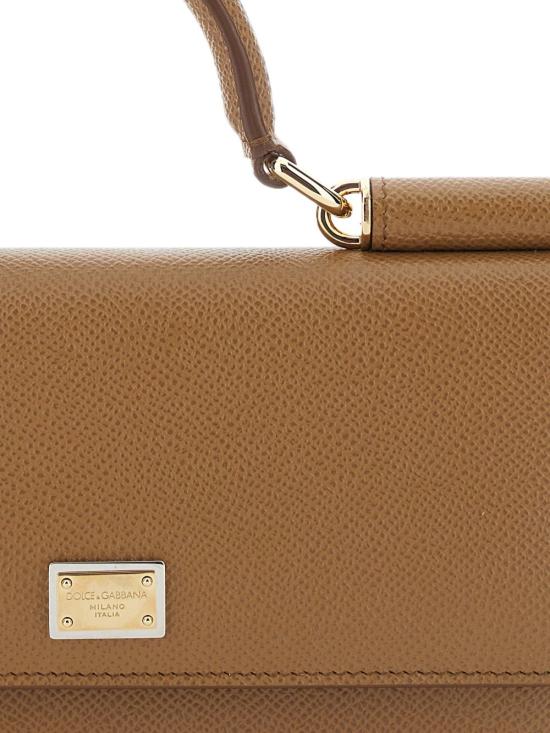 26FW 돌체앤가바나 Dauphine-print calfskin 미니백 BI3280A10018M417 MARRONE - DOLCE & GABBANA