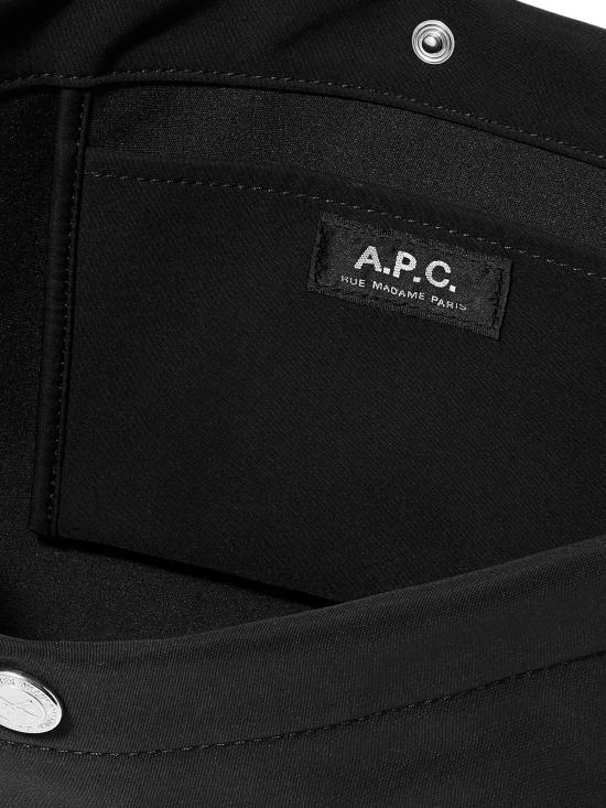 26FW 아페쎄 저널 로고 스몰 숄더백 PSAKRM67010LZZ Black - A.P.C.