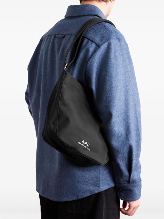26FW 아페쎄 저널 로고 스몰 숄더백 PSAKRM67010LZZ Black - A.P.C.