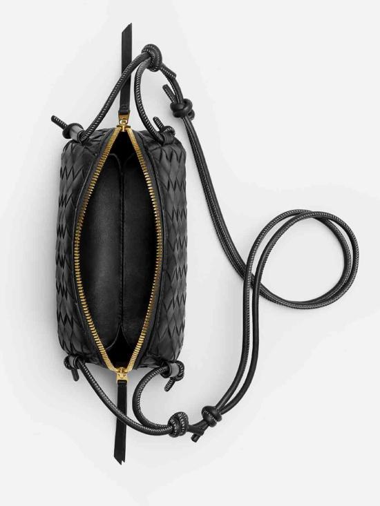 26SS 보테가베네타 인트레치아토 콘서트 파우치 794258VCPP18425 BLACK - BOTTEGA VENETA