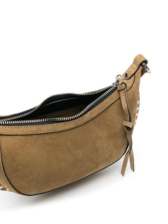 26SS 이자벨마랑 오스칸 문 스웨이드 카프스킨 레더 숄더백 PP0003FAA3C32M50TA BEIGE - ISABEL MARANT
